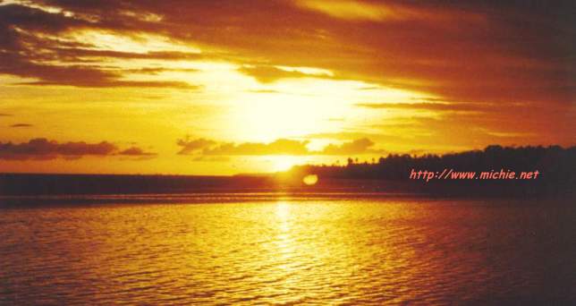 Typical PNG sunset