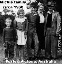 Michie family circa 1960