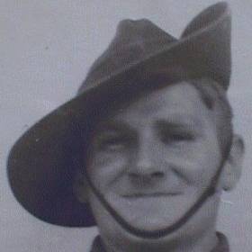 Trevor's father (Alec Michie) taken during World War II circa 1944 [7K]